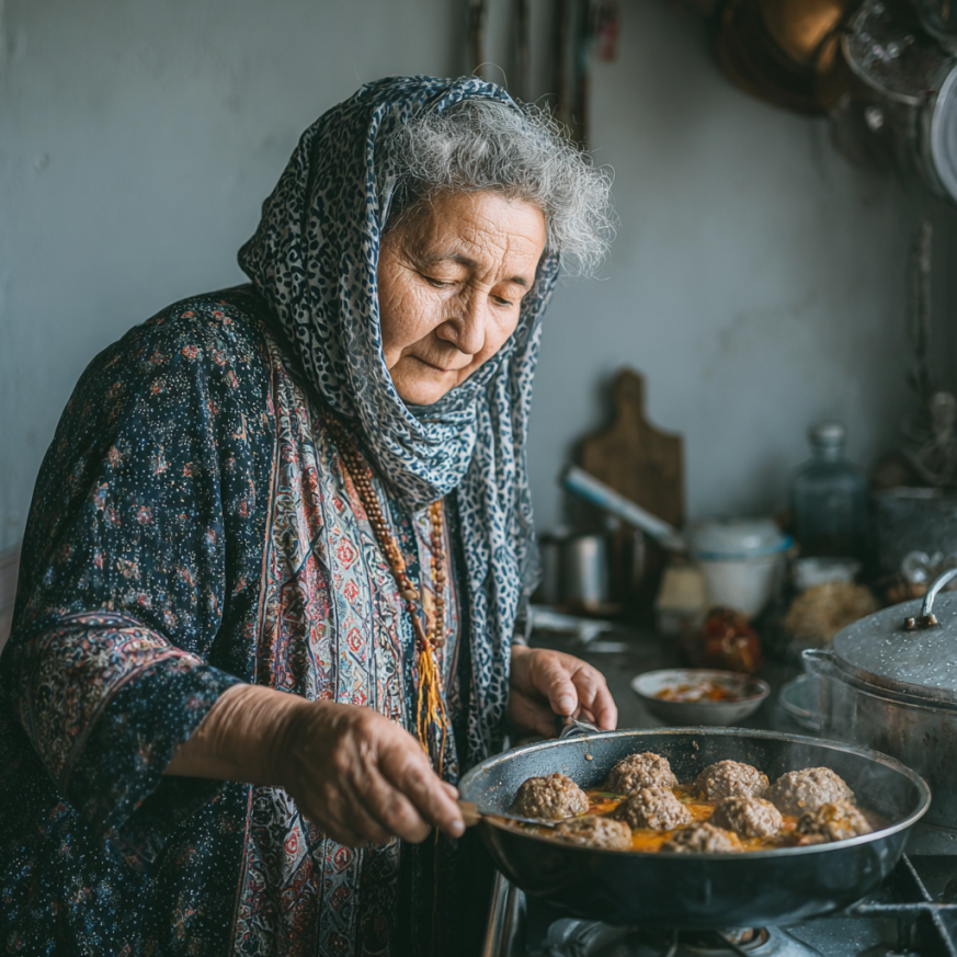 Katta yoshli ayol yoga mashq qilmoqda